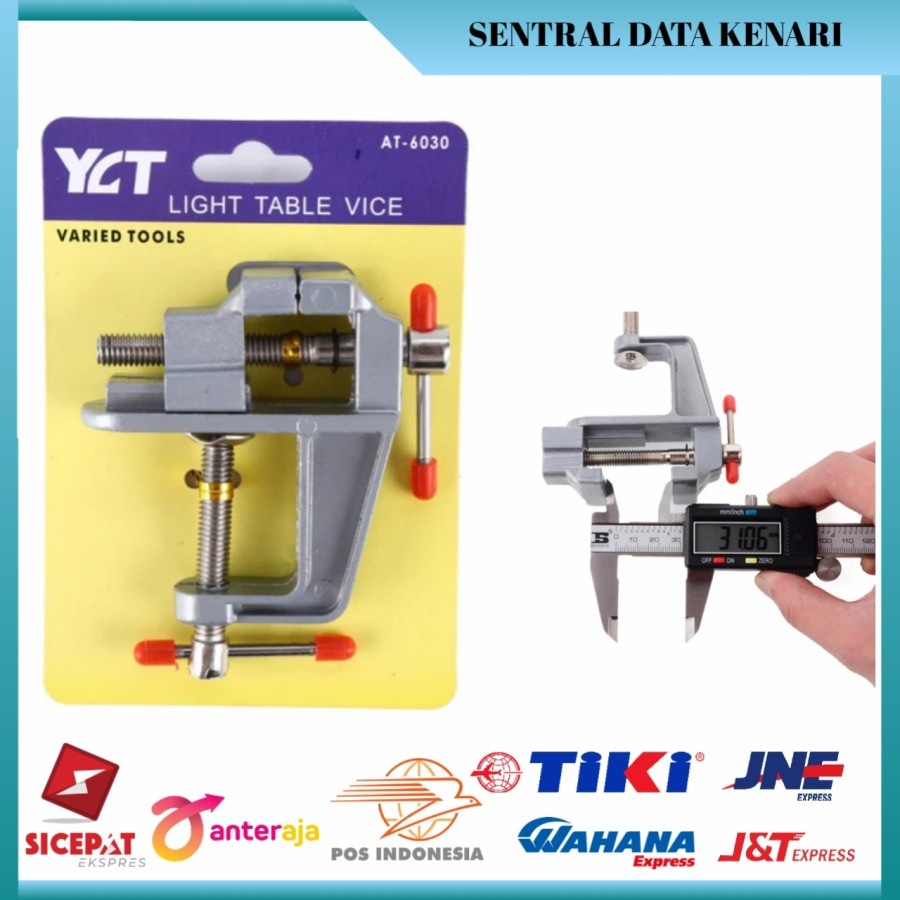Klem Catok Ragum /Catok Meja / Ragum Clamp Vise Bench / Table Vice