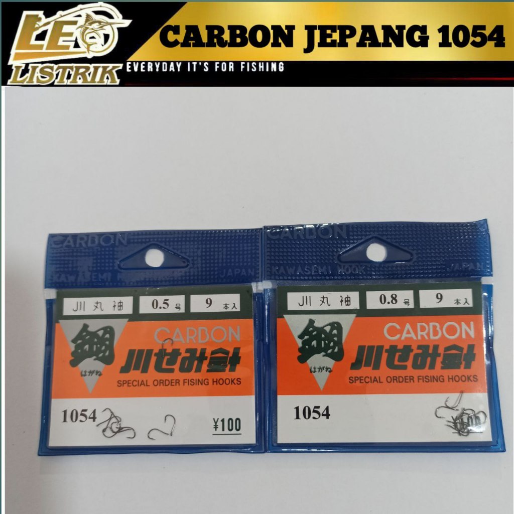 KAIL PANCING CARBON JEPANG 1054 MARUSODE SIZE 0.5 0.8 TERLARIS