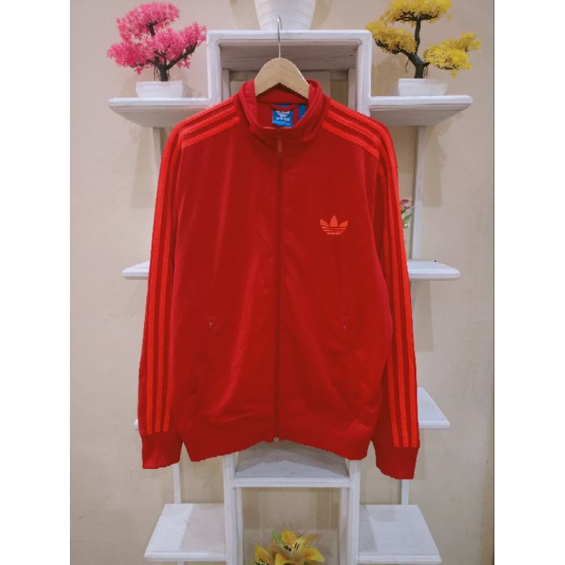 tracktop adidas firebird red