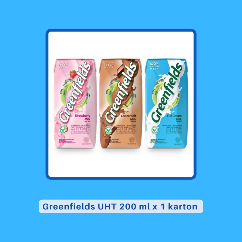 

Greenfields UHT 200 ml x 1 karton