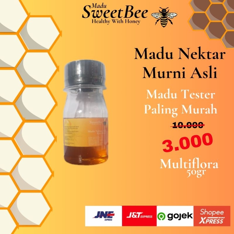 

Madu SweetBee Tester 50gr Raw Honey