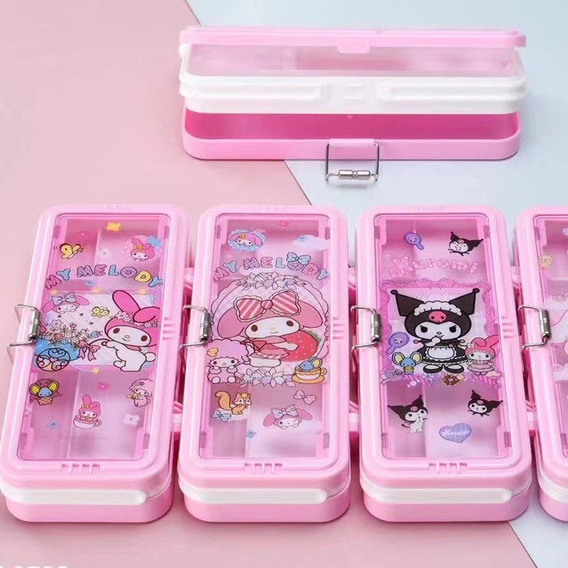 

KOTAK PENSIL / PENCIL BOX SANRIO 2 TINGKAT