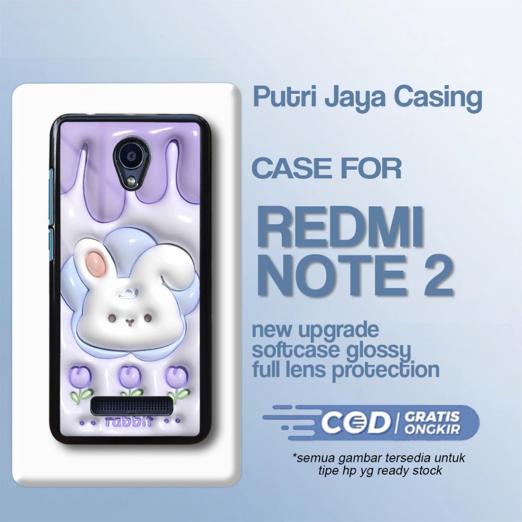 Case Redmi Note 2 Terbaru - Redmi Note 2  - Motif Cute 07 Baru Cute - Hardcase Premium Glossy - Soft