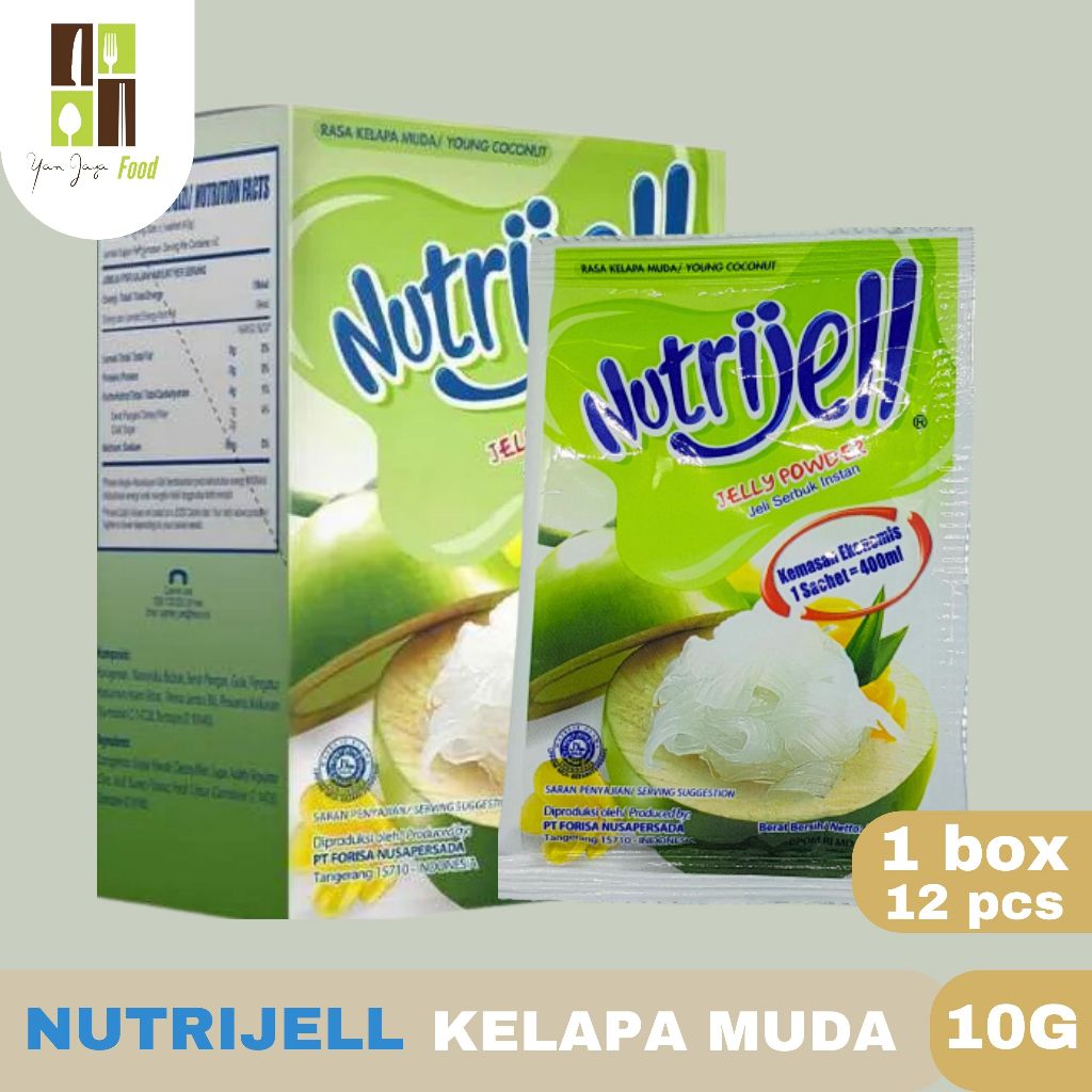 

Nutrijel/Agar-Agar/Puding Kemasan Ekonomis 10 g 1 Box / 12 Pcs