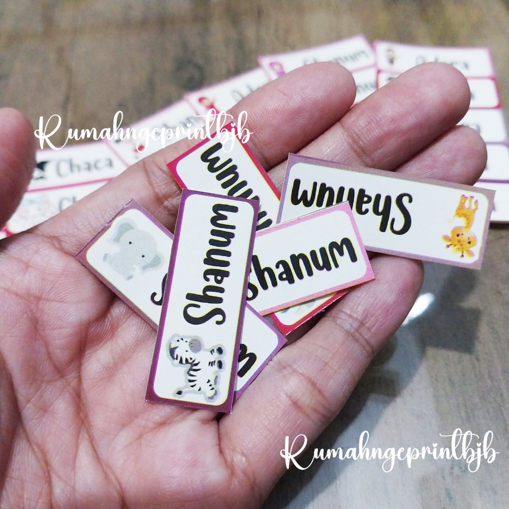 

STIKER LABEL NAMA KARAKTER CUSTOM NAMA ANAK & FOTO