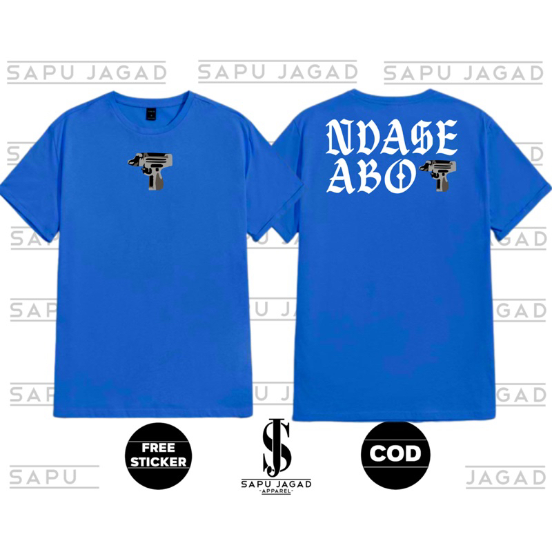 KAOS NDASE ABOT Versi BIRU ELEKTRIK