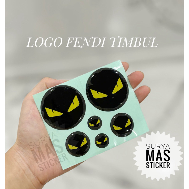 sticker fendi timbul motor nmax