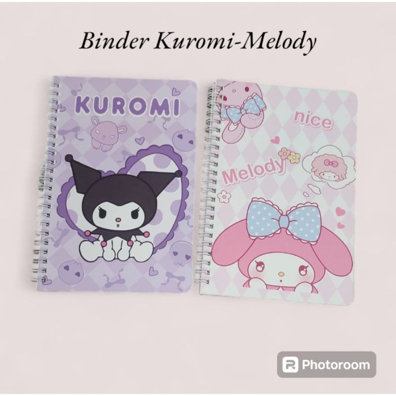 

Binder kuromi-melody isi 60 lembar