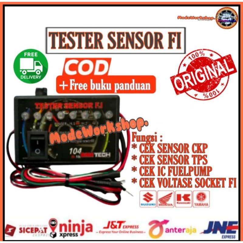 Multitester tester sensor fi alat cek sensor ckp ic FUELPUMP tps injector isc