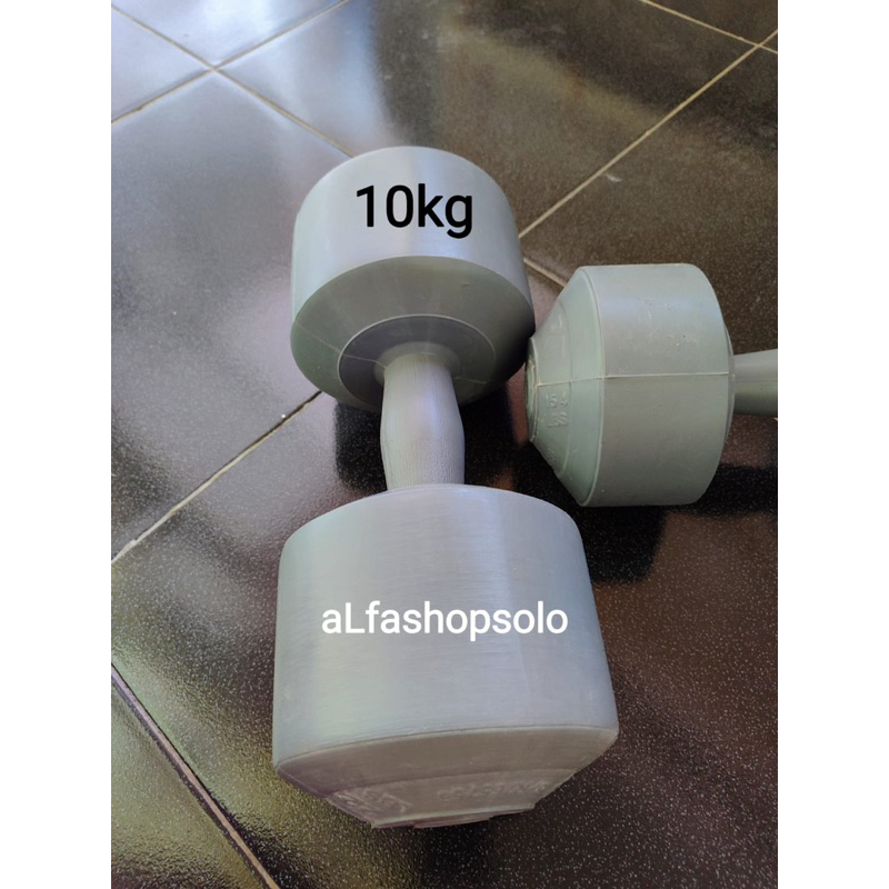 Barbel 10kg/Barbel Plastik/Dumbell Plastik/Dumbel Murah