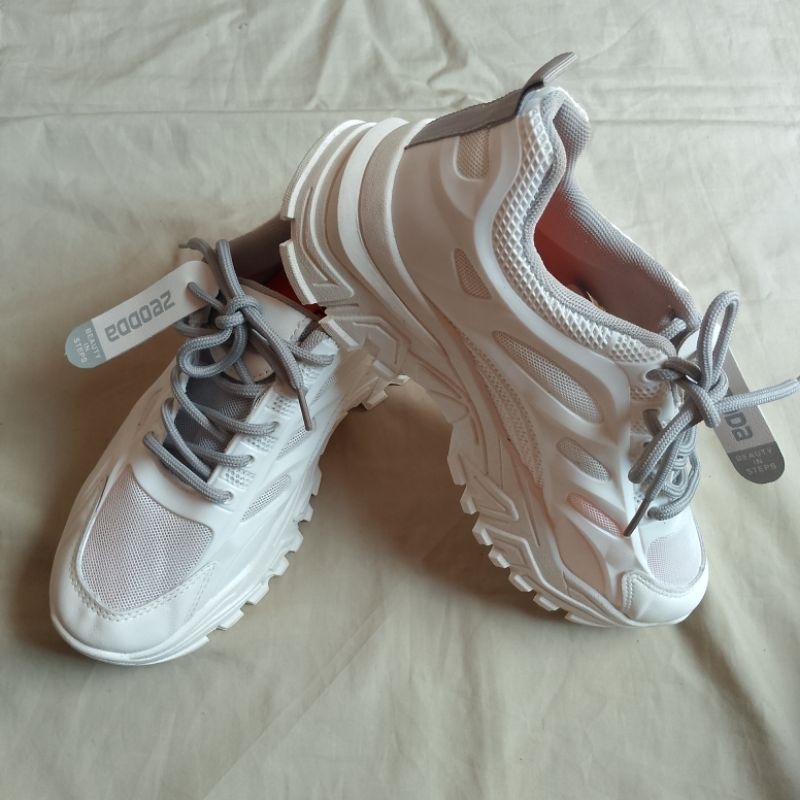 Sepatu Zeodda Eunji Bare Grey 38