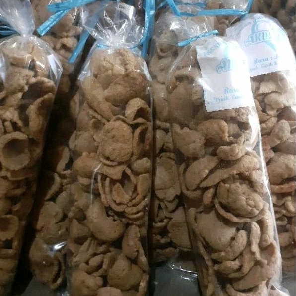 

3 Pcs Kerupuk Jengkol Sangrai/Kerupuk Sangrai Rasa Jengkol Gurih