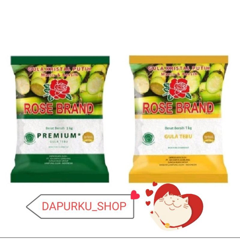 

ROSE BRAND GULA PREMIUM BERAT 1KG