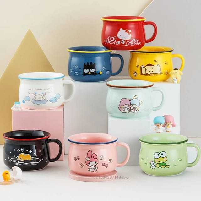 MUG KERAMIK ORI | GELAS KERAMIK HELLO KITTY | GELAS KERAMIK MELODY | GELAS KERAMIK POMPURINE | GELAS