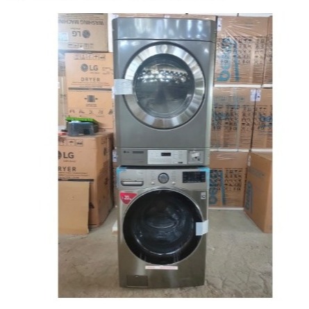 MESIN LG 20KG+DRYER GIANT MAX 1 STACK