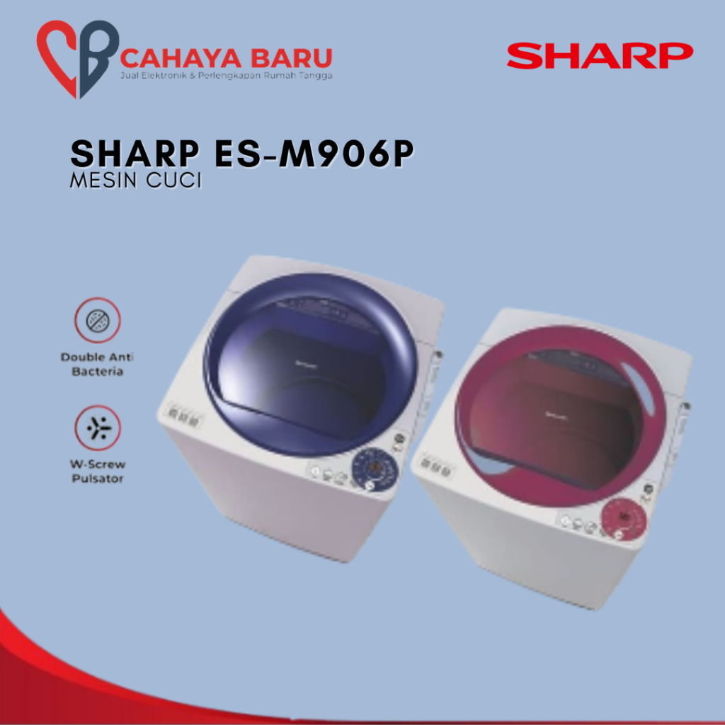 MESIN CUCI SHARP ES-M906P