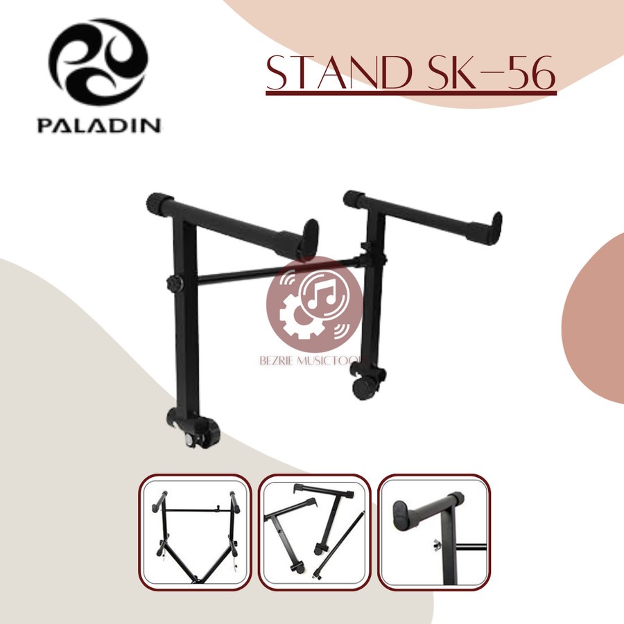 Stand Keyboard Piano Extenxion Sambungan Detachable Stand Paladin SK-56