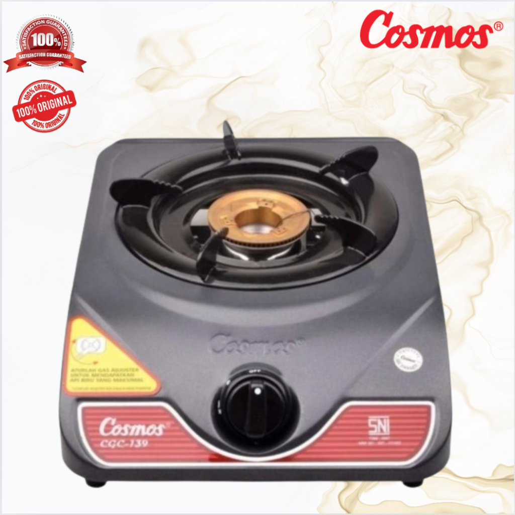 KOMPOR GAS 1 TUNGKU COSMOS CGC 139/CGC139 kompor GAS 1 TUNGKU KUAT/ORIGINAL COSMOS/GARANSI RESMI