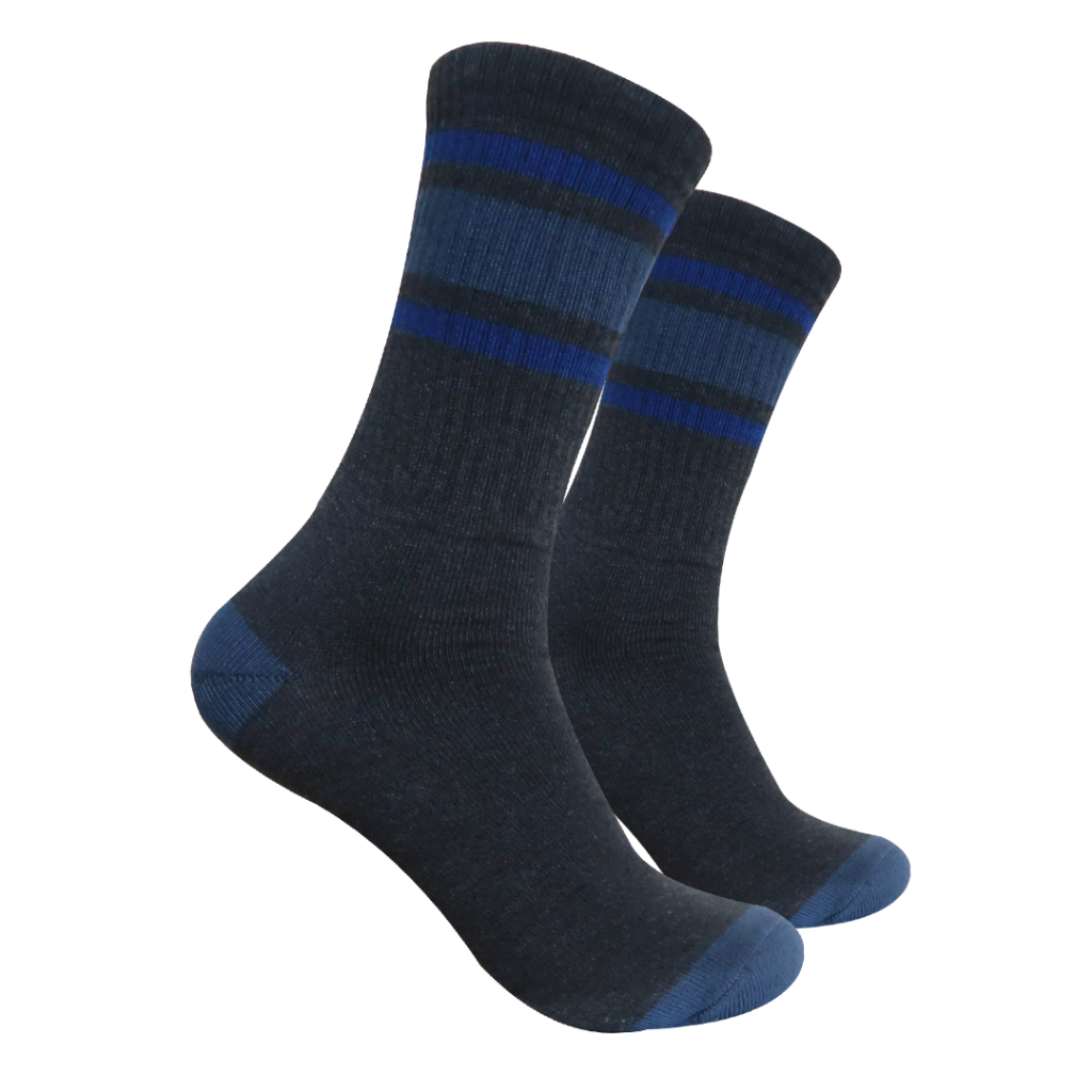 Kaos Kaki Oldschool - Kaos Kaki Skate - Motif Garis G43 - 4LAYER BENANG