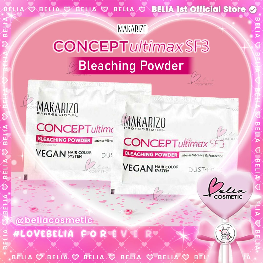 ❤ BELIA ❤ MAKARIZO Professional Concept Ultimax Bleaching Powder Sachet 15 Gr | Bleaching Powder | B