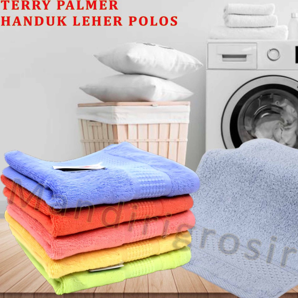 Handuk Leher Polos * Handuk Terry Palmer * Handuk Kecil Serbaguna
