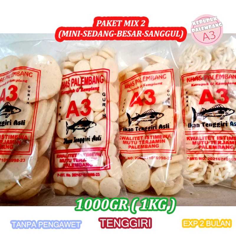 

1KG KEMPLANG IKAN TENGGIRI KERUPUK SUPER KHAS PALEMBANG