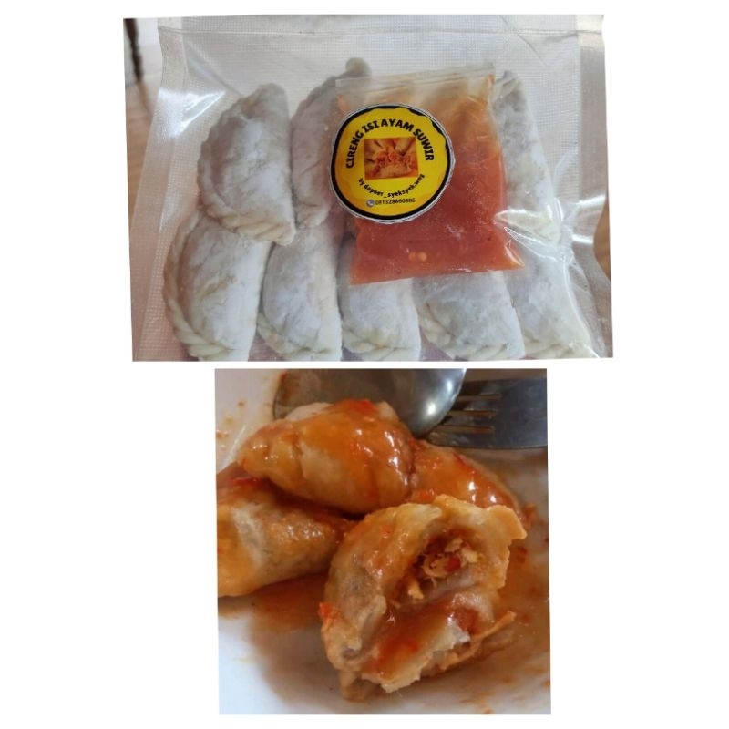 

cireng isi ayam suwir pedas