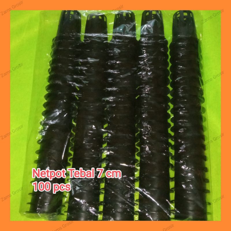 Grosir 100 pcs Netpot 7 cm Netpot Tebal