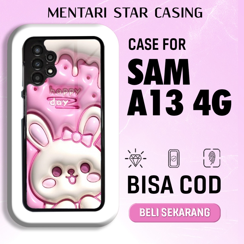 Case Samsung A13 4g Terbaru - Casing Samsung A13 4g - Motif Cute 07 - Hardcase Premium Glossy - Soft