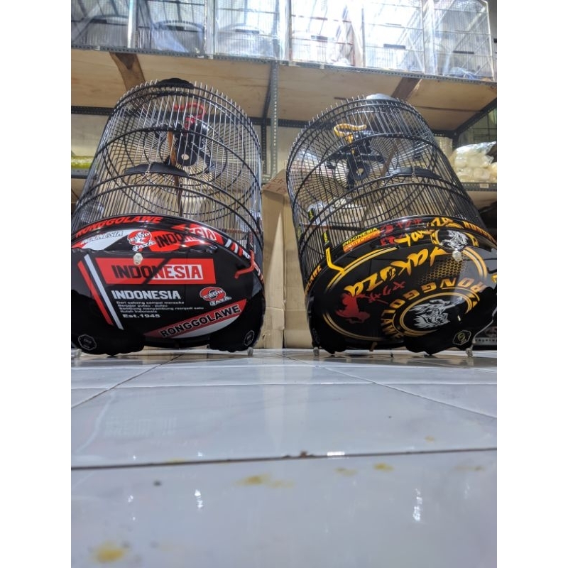 Promo Sangkar Burung Murai Ebod Jaya Tebok PVC No.2 Kandang Murai Lomba Motif Ronggolawe