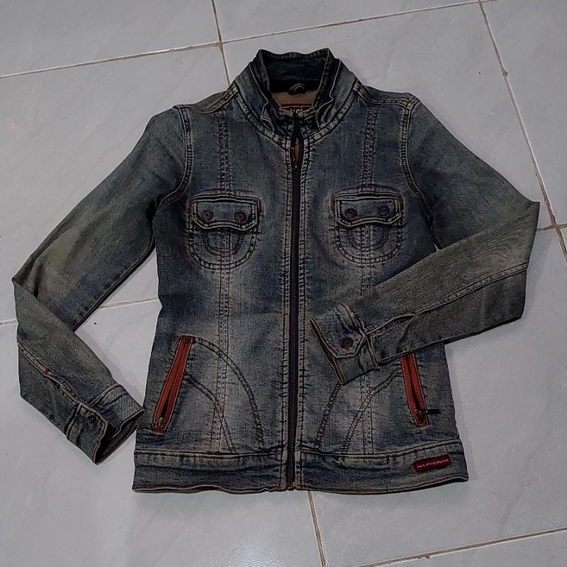 jaket jeans ako preloved