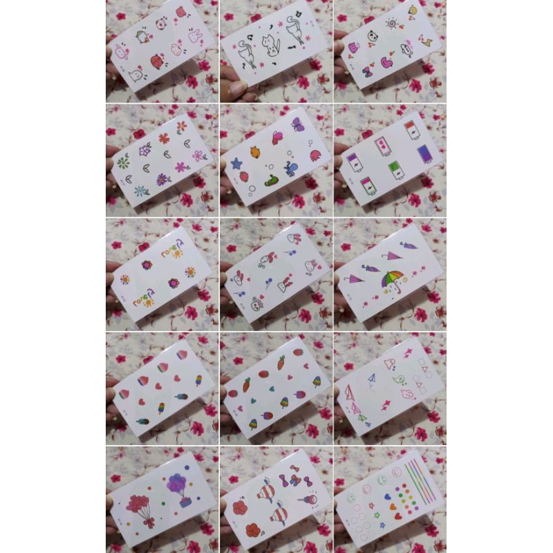 [Hnybdgr21] Sticker Tatto Temporer