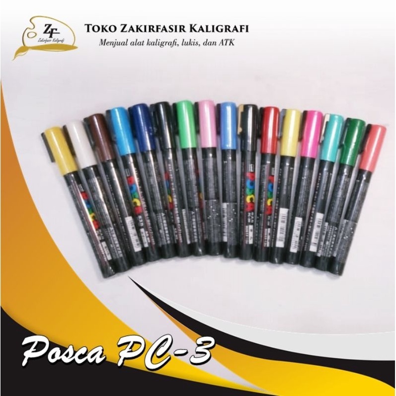 

UNI POSCA PC-3M PAINT MARKER (FINE POINT) SPIDOL WARNA WARNI PC 3M PC3M