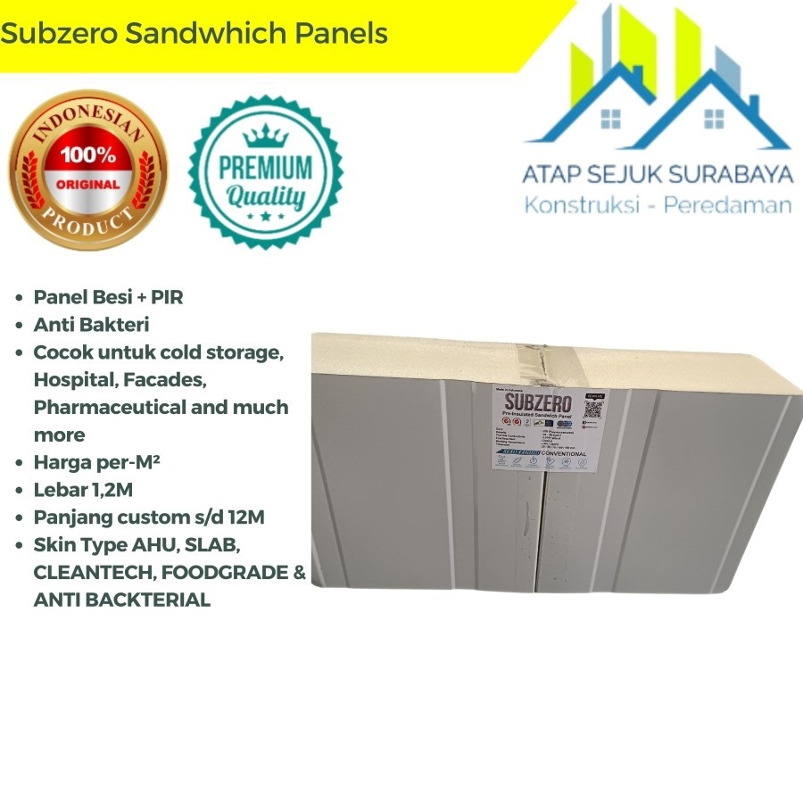 Sandwich Panel SUBZERO Panel Dinding Ruangan