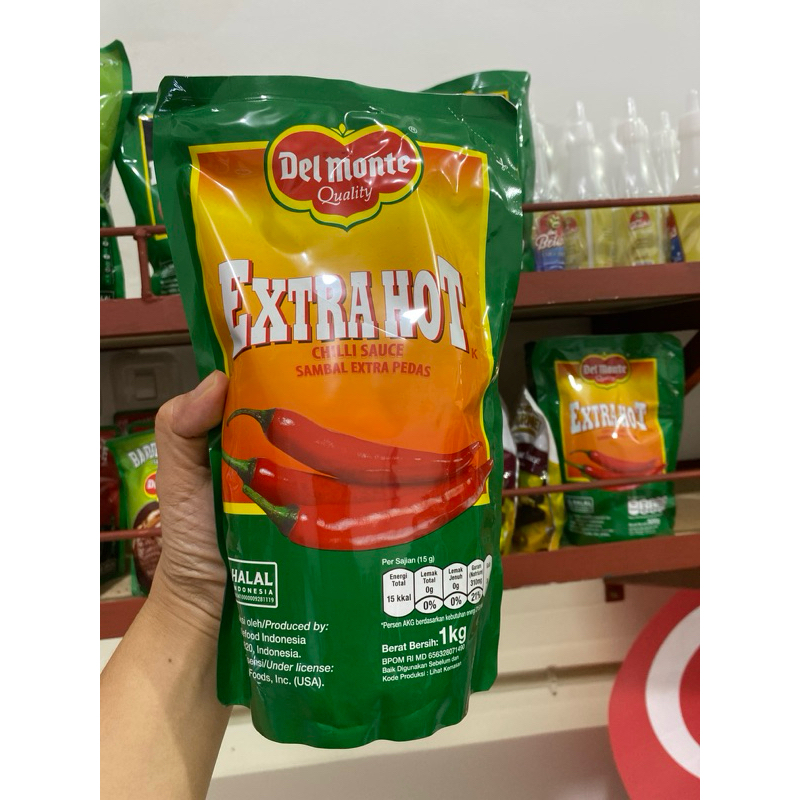 

Delmonte Saus Sambal Extra Hot 1kg dan 500gr