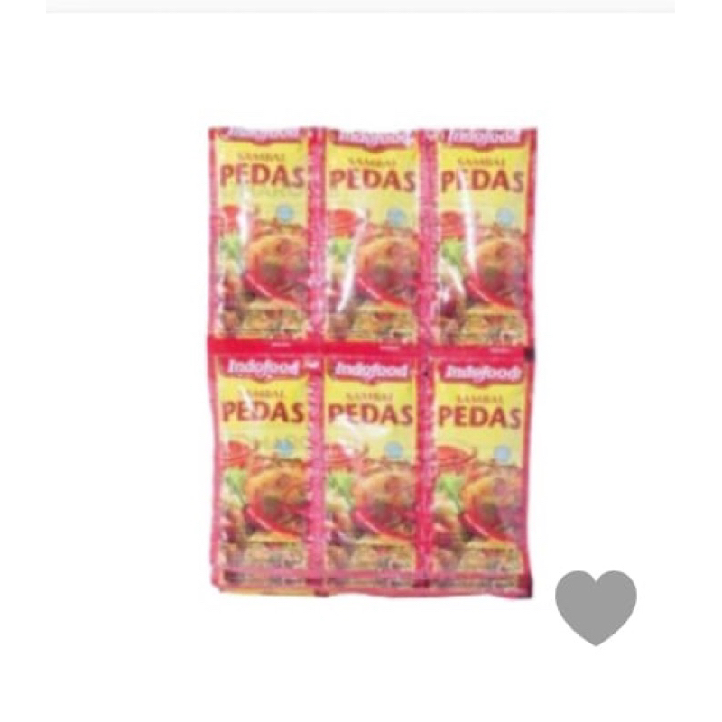 

SAMBAL Pedas INDOFOOD sachet 36pcs x 8gram