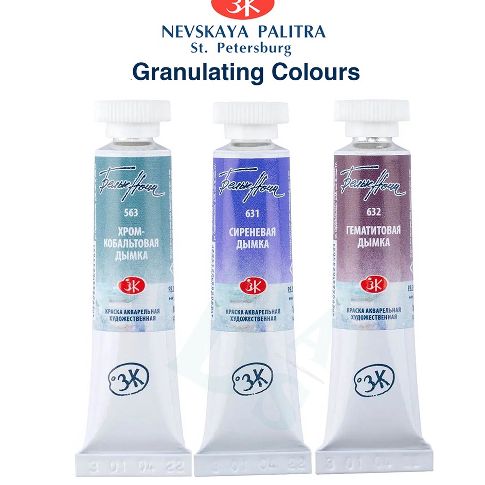 

Harga Promo Nevskaya Palitra Watercolours Ukuran 1 ml Granulating Series White Night 1 Original Peralatan Melukis Terlaris dari BAS Bali Art Supplies Jaka