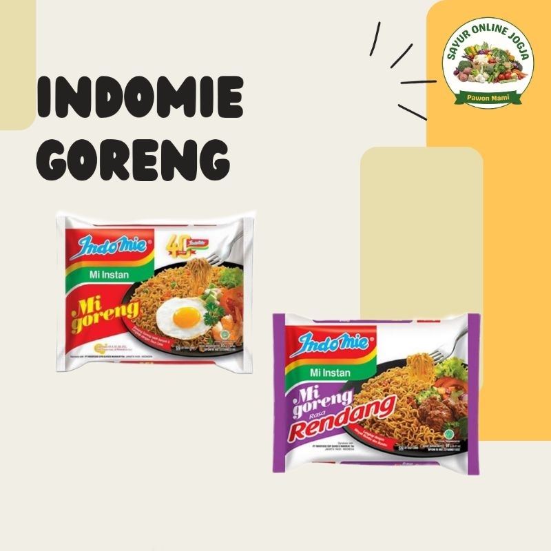 

Indomie goreng - PAWON MAMI SAYUR ONLINE JOGJA