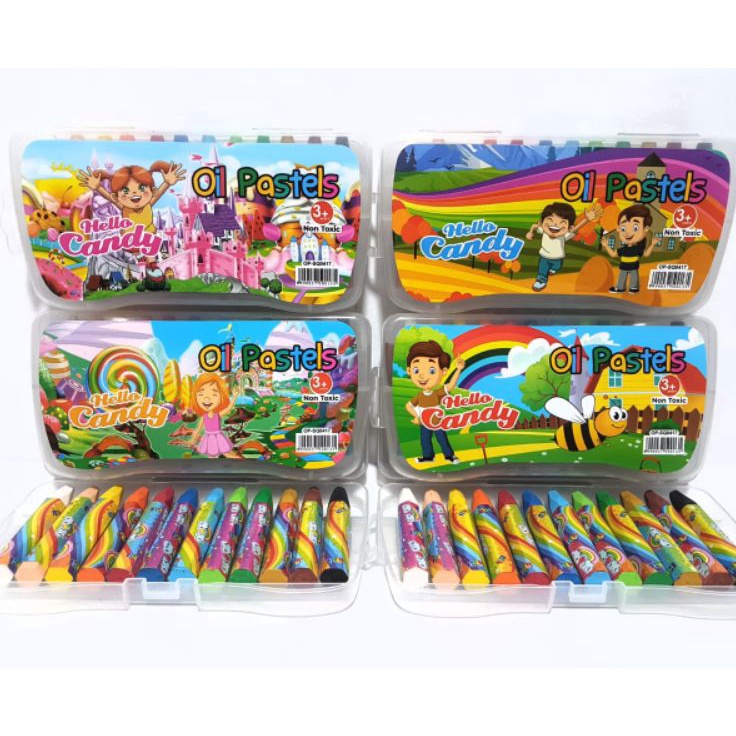 

Harga Grosir 1Dus 144pcs Crayon Krayon Mini 12 Warna Oil Pastels