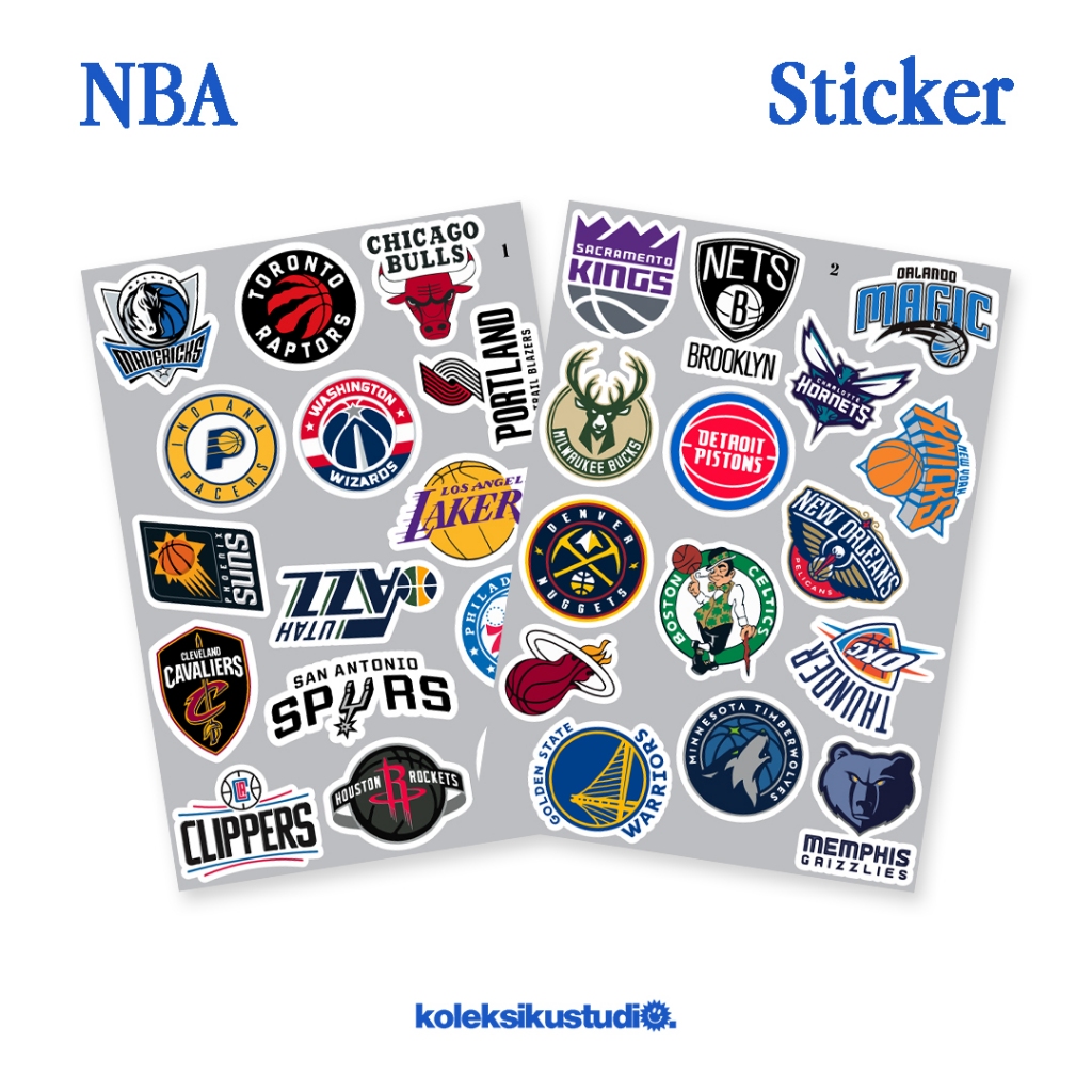 

Stiker NBA Sticker Basket Sport Basketball Aesthetic Lucu Stiker HP Laptop