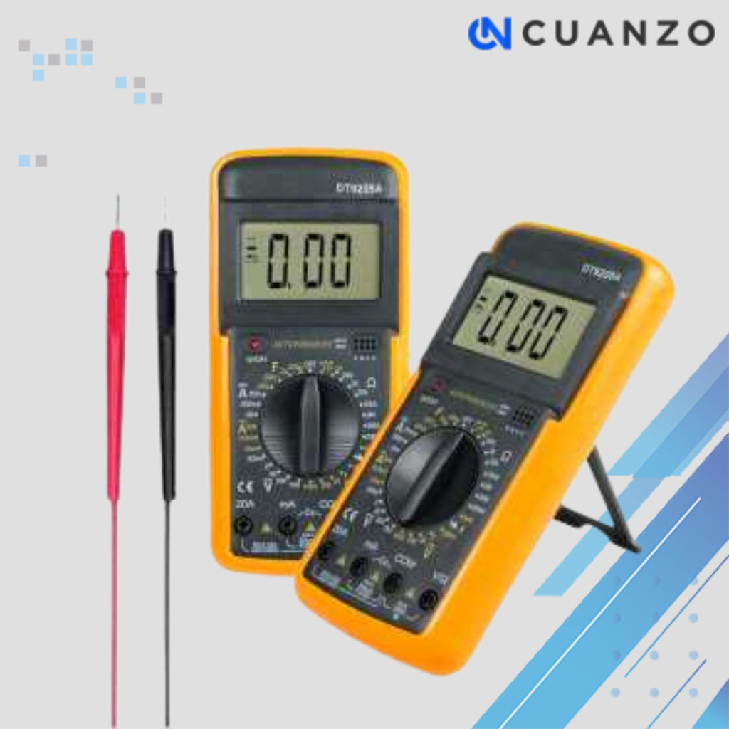 Pocket Size Digital Multimeter / DC Voltage Tester / Digital Clamp Meter Tester Alat Pengukur Tegang
