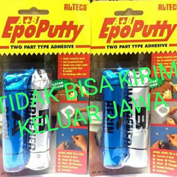 

Baru Alteco Epo putty Lem porting 1 gr