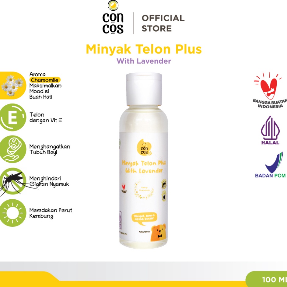 

Concos Telon Plus 1 ml Aroma Chamomile Untuk Kulit tif Anti Nyamuk