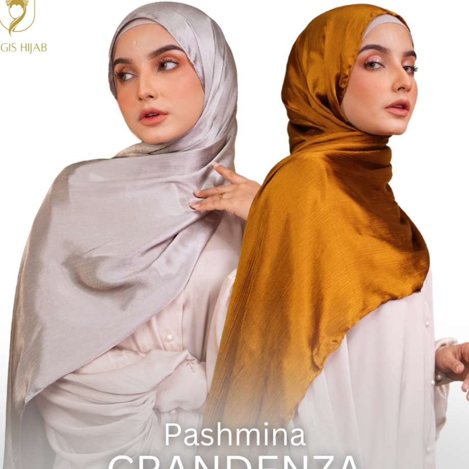Terbaik Bugis Hijab  Kerudung Pashmina Silk Cradenza  Hijab Pashmina