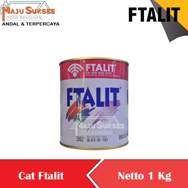 

CAT FTALIT KANSAI PAINT CAT MINYAK CAT BESI KAYU 1 KG CAT F TALIT DOFF DOP SILVER CLEAR VERNIS