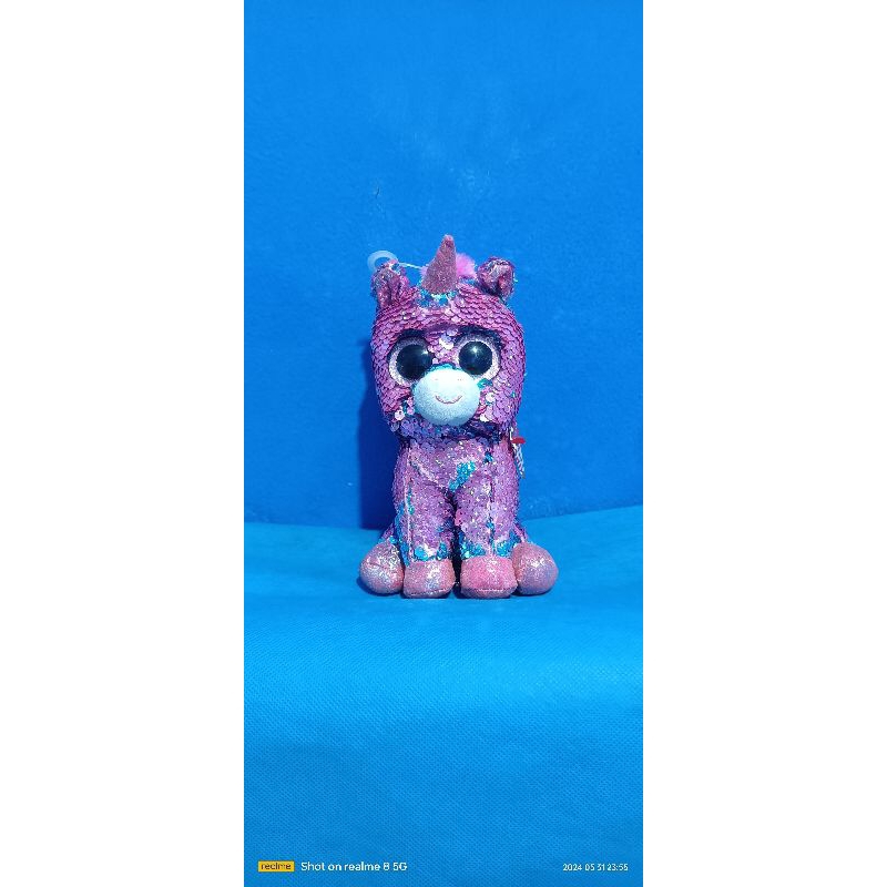 Boneka Unicorn Sequin TY Ori