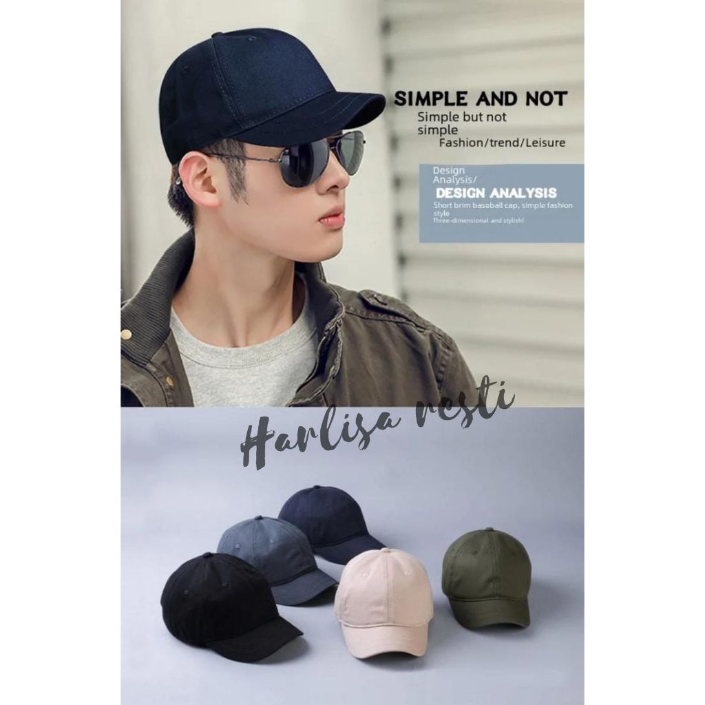 Baseball cap : DUCK CAP - Topi baseball topi pria topi wanita pet pendek korea