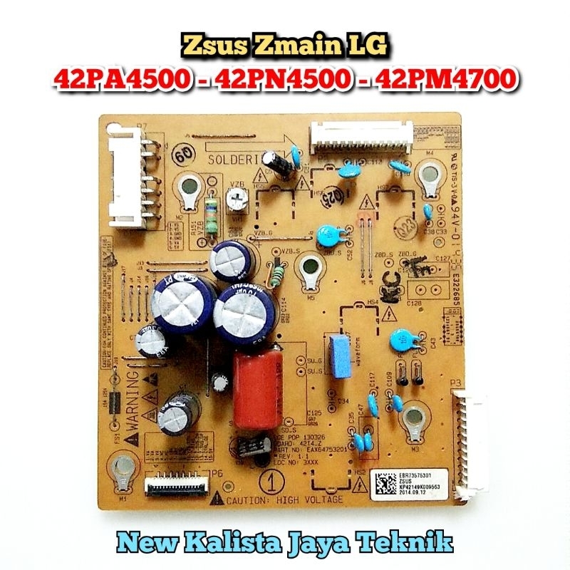 ZSUS TV PLASMA LG 42PN4500 42PA4500 42PM4700 ORIGINAL EAX64753201 MODUL Z MAIN TV 42PA4500 42PN4500 