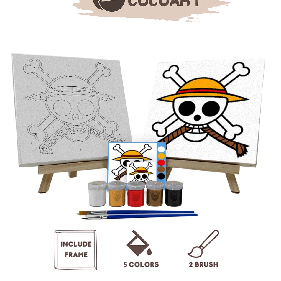 

Terjangkau Cocoart Paint By Number Kit Straw Hat I One Piece
