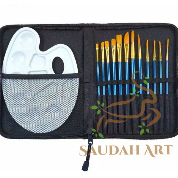 

Best Seller JOYKO Kuas lukis palet BRS7 kuas set Tas